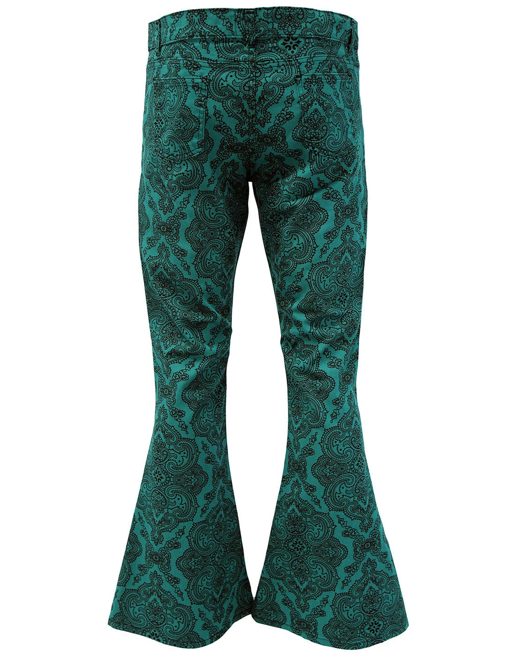 Paisley Rave 1970s Cord Bellbottoms 5 Paisley Rave 1970s Cord Bellbottoms - Image 5