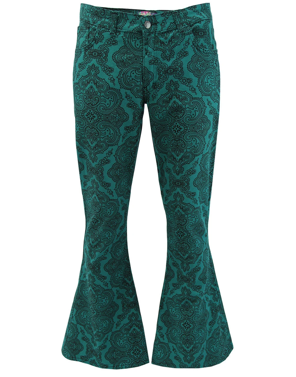 Paisley Rave Retro Cord Bellbottoms 12 Paisley Rave Retro Cord Bellbottoms - Image 12