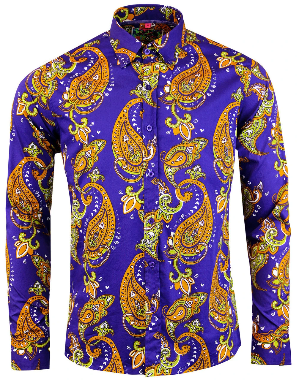 Tanpura Paisley Trip 60s Mod Shirt 4 Tanpura Paisley Trip 60s Mod Shirt - Image 4