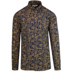 Kinfauns Penny Collar Cord Shirt