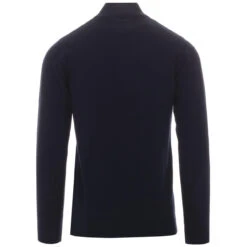 Starfire Mod Knit Track Top (Black) -Fashionable Men's Clothing Store madcap england plain knit track top navy 1 45801.1661265191 2