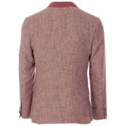 Mod 3 Button Dogtooth Suit Jacket -Fashionable Men's Clothing Store madcap england puppytooth suit jacket berry 1 94558.1661263660