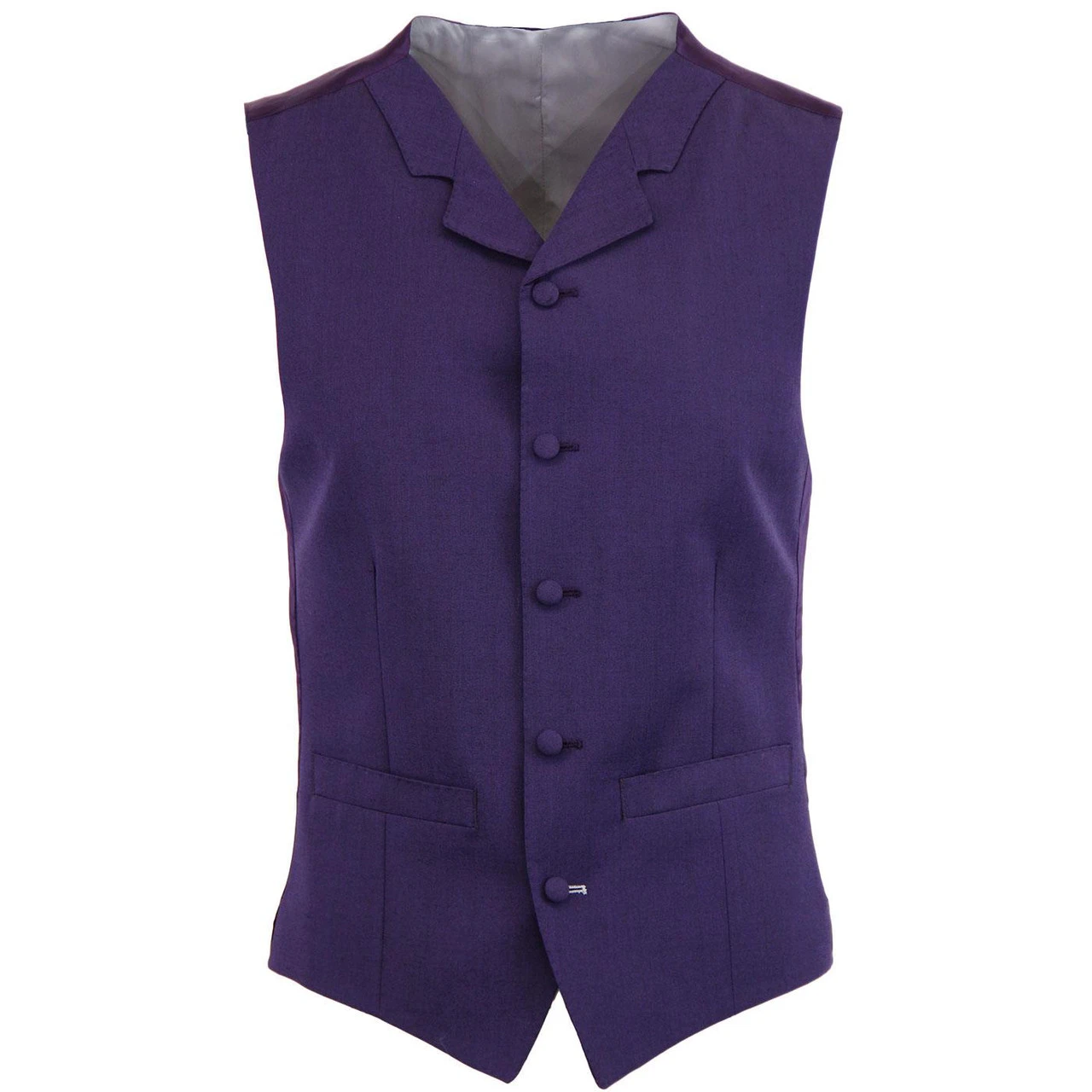 Mod Mohair Tonic Waistcoat PURPLE 3 Mod Mohair Tonic Waistcoat PURPLE - Image 3
