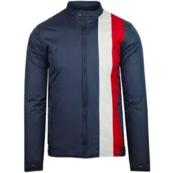 Delaney Retro 70s Mod Racer Jacket 8 Delaney Retro 70s Mod Racer Jacket -Fashionable Men's Clothing Store madcap england racing stripe jacket navy 6 75911.1661267715