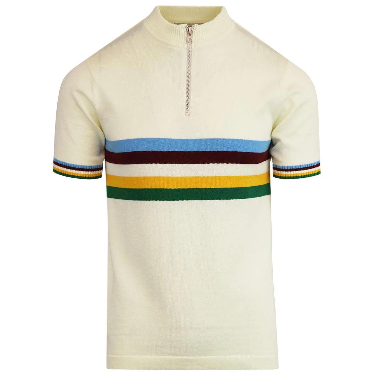Velo Rainbow Stripe Cycling Top (B) 5 Velo Rainbow Stripe Cycling Top (B) - Image 5