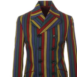 Hendrix Stripe 60s Mod DB Blazer -Fashionable Men's Clothing Store madcap england rare breed hendrix stripe jacket 5 96952.1661263379
