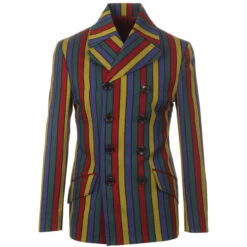 Hendrix Stripe 60s Mod DB Blazer -Fashionable Men's Clothing Store madcap england rare breed hendrix stripe jacket 6 79833.1661263374
