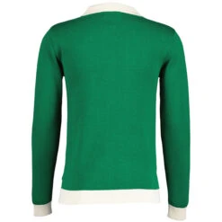 Riva Retro Zip Through Cardigan R -Fashionable Men's Clothing Store madcap england riva spear collar ring zip cardigan green jacket 1 67781.1683192031