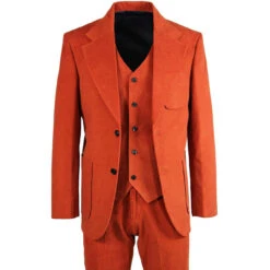 Montana Retro 70s Cord Blazer RUST -Fashionable Men's Clothing Store madcap england rust cord suit close up 1 73555.1661260502 2