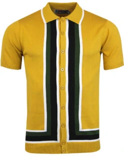Screamin Jay 1960s Mod Stripe Polo -Fashionable Men's Clothing Store madcap england screamin jay panel polo 5 91072.1661270482