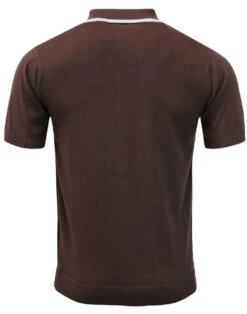 Screamin Jay Mod Square Stripe Polo -Fashionable Men's Clothing Store madcap england screamin jay polo brown 4 91749.1661269836 1