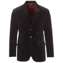 Serge Mod Velvet Pinstripe Blazer -Fashionable Men's Clothing Store madcap england serge velvet pinstripe blazer 4 89704.1661263943