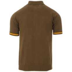 Thunderclap Mod Stripe Zip Polo (G) -Fashionable Men's Clothing Store madcap england shock of the lightning polo beech 1 15374.1661265684