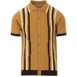 Shockwave Mod Stripe Knit Polo (BM)