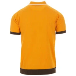 Shockwave Mod Stripe Knit Polo Top -Fashionable Men's Clothing Store madcap england shockwave polo shirt amber 1 60223.1661264930 2