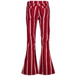 Spectrum Stripe Retro Cord Flares B -Fashionable Men's Clothing Store madcap england spectrum stripe flares red 1 62338.1671462546
