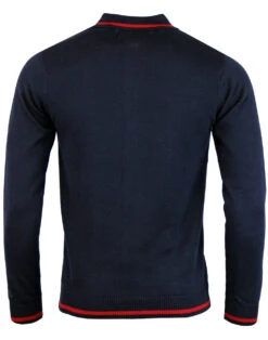 Marriott Suede Mod Polo Cardigan NR -Fashionable Men's Clothing Store madcap england suede marriott 3 05958.1661270255