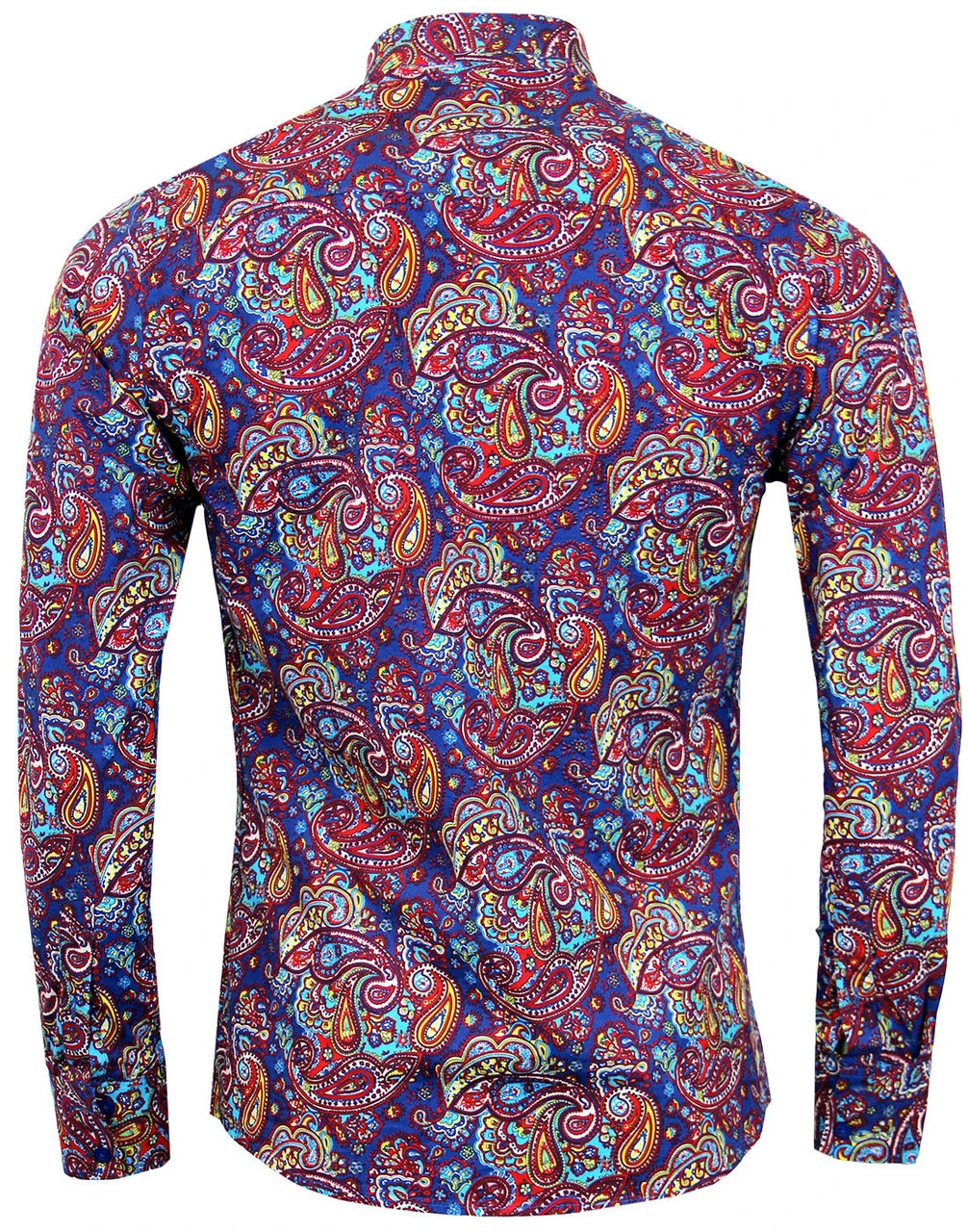 Tabla Paisley Psychedelic Mod Shirt 2 Tabla Paisley Psychedelic Mod Shirt - Image 2