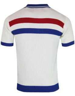 Terry Retro Mod Rib Stripe Polo WW -Fashionable Men's Clothing Store madcap england terry ribbed polo white 1 31708.1661269001 2