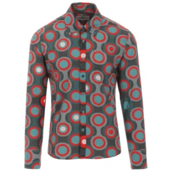 Trip Psych-Out Circle Mod Shirt B/M -Fashionable Men's Clothing Store madcap england trip circles shirt green 1 70919.1661265479 3