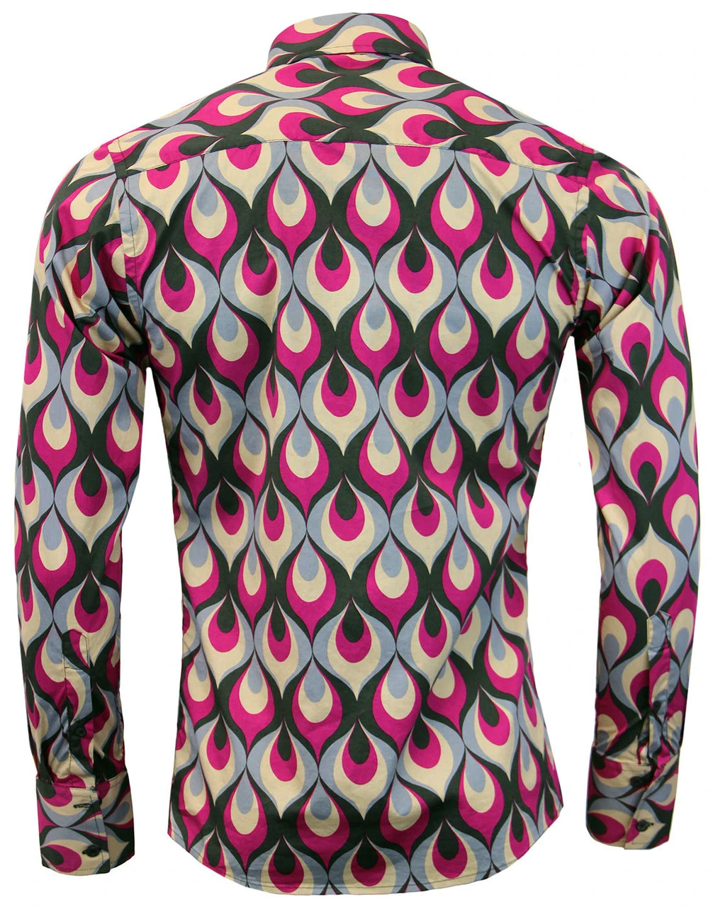 Trip Flames Retro Mod Op Art Shirt 3 Trip Flames Retro Mod Op Art Shirt - Image 3
