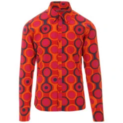 Trip Psych-Out Circle Mod Shirt B/M -Fashionable Men's Clothing Store madcap england trip op art mod target shirt orange 3 37791.1661265465 1