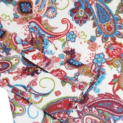 Trip Paisley Retro Mod 60s Shirt -Fashionable Men's Clothing Store madcap england trip paisley shirt red ecru 1 38866.1661266017