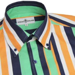 Trip Stripe Retro 60s Mod Shirt 7 Trip Stripe Retro 60s Mod Shirt -Fashionable Men's Clothing Store madcap england trip retro mod stripe shirt 2 94824.1661266003