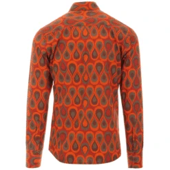Trip Teardrops 60s Mod Op Art Shirt -Fashionable Men's Clothing Store madcap england trip teardrops shirt orange 3 23944.1661265516