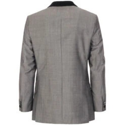 4 Button Tonic Suit Jacket (SG) -Fashionable Men's Clothing Store madcap england velvet collar 4 btn blazer grey 1 18334.1661263414