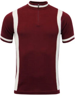 Vitesse Mod Knit Cycling Top (Rust) -Fashionable Men's Clothing Store madcap england vitesse cycling top zinfandel 4 41670.1661269707 5