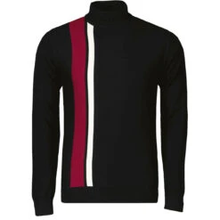 Westwood Racing Stripe Turtleneck B -Fashionable Men's Clothing Store madcap england westwood racing jumper rollneck black1 14148.1661260948