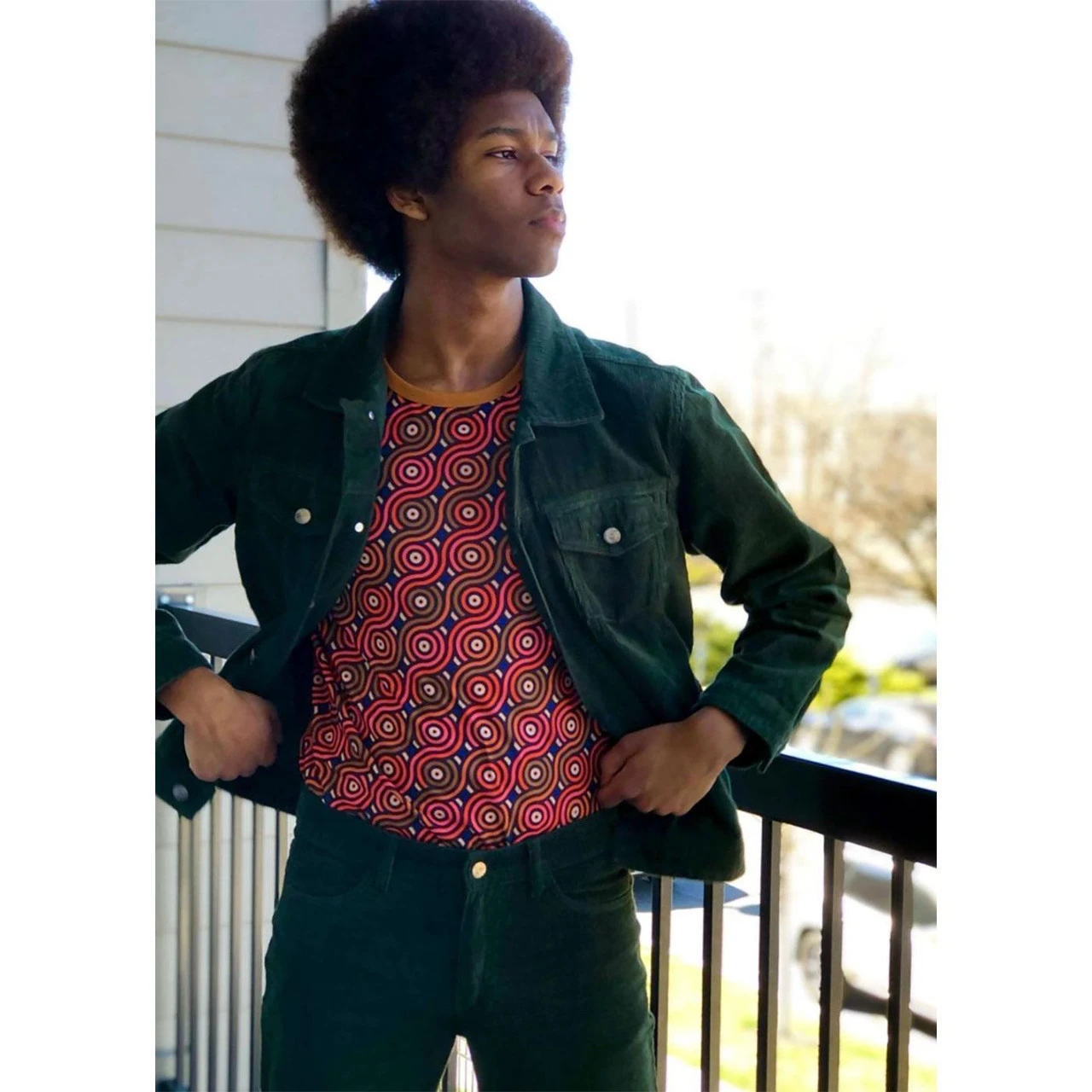 Woburn Mod Cord Western Jacket (DF) 2 Woburn Mod Cord Western Jacket (DF) - Image 2