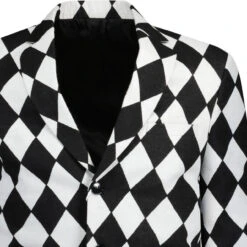 Entwistle 60s Mod Harlequin Blazer 9 Entwistle 60s Mod Harlequin Blazer -Fashionable Men's Clothing Store madcap harlequin blazer bw detail 31744.1665066382