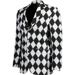 Entwistle 60s Mod Harlequin Blazer 8 Entwistle 60s Mod Harlequin Blazer -Fashionable Men's Clothing Store madcap harlequin blazer bw side 29593.1665066379
