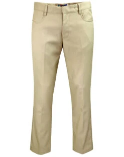 Logan Bootcut Hopsack Trousers (Bu) 34 Logan Bootcut Hopsack Trousers (Bu) -Fashionable Men's Clothing Store madcap hopsack bootcut trousers cream 1 36024.1661268784 4