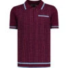 Miles Mod Jacquard Knit Polo (Z)
