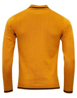 Marriott Suede Mod Polo Cardigan BG -Fashionable Men's Clothing Store madcap marriot golden oak back 72221.1661268938 2