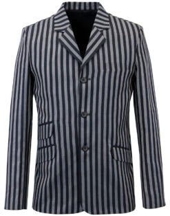 Meadon Mod Stripe Boating Blazer