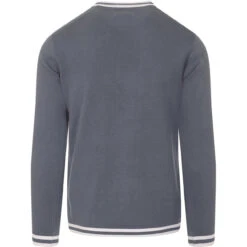 LS Moon Mod Tipped Knit Jumper (Z) -Fashionable Men's Clothing Store madcap moon longsleeve top flintstone back 49391.1661260833 3