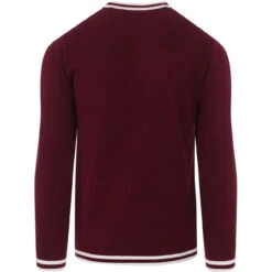 LS Moon Mod Tipped Knit Jumper (Z) -Fashionable Men's Clothing Store madcap moon longsleeve top zinfandel back 66908.1661260848 5