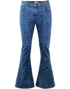 Paisley Rave 1970s Cord Bellbottoms 34 Paisley Rave 1970s Cord Bellbottoms -Fashionable Men's Clothing Store madcap paisley denim jeans 1 52992.1661271914