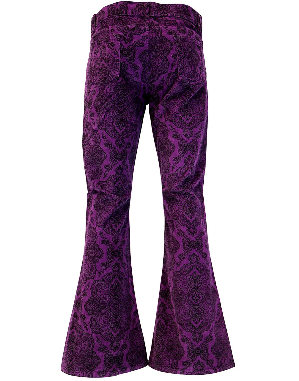 Paisley Rave Retro Cord Bellbottoms 4 Paisley Rave Retro Cord Bellbottoms - Image 4