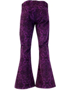 Paisley Rave Twill 70s Bellbottoms -Fashionable Men's Clothing Store madcap paisley rave flares purple 2 78543.1661270130 3