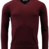 Redford 60s Mod V-Neck Jumper BISON