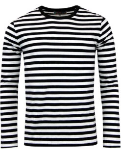 Retrorocket Mod L/S Stripe Tee G/B -Fashionable Men's Clothing Store madcap retrorocket ls tee 3 96632.1661271301