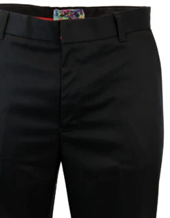 Bolan Retro Smart Bellbottom Flares -Fashionable Men's Clothing Store madcap smart bellbottoms black 2 76894.1661271900