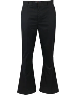 Bolan Retro Smart Bellbottom Flares -Fashionable Men's Clothing Store madcap smart bellbottoms black 3 98653.1661271899