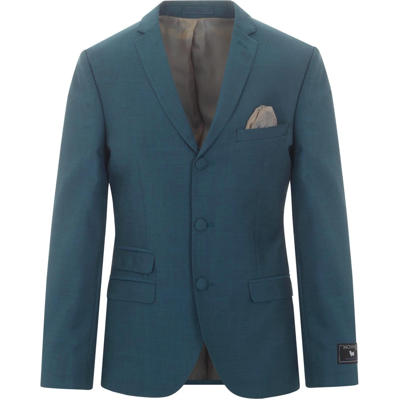 Mod Mohair Tonic Suit Jacket (Teal) 4 Mod Mohair Tonic Suit Jacket (Teal) - Image 4