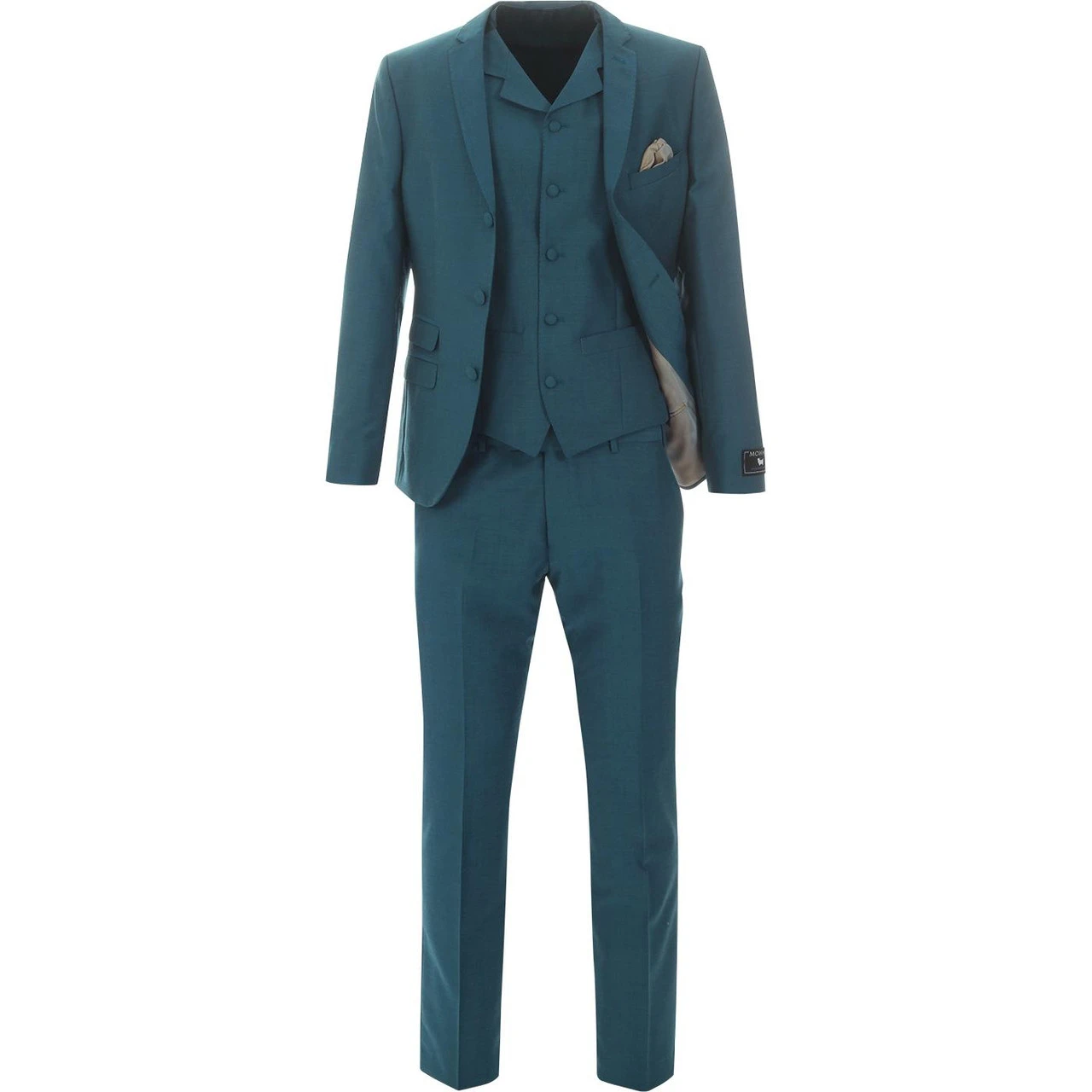 Mod Mohair Tonic Suit Jacket (Teal) 2 Mod Mohair Tonic Suit Jacket (Teal) - Image 2